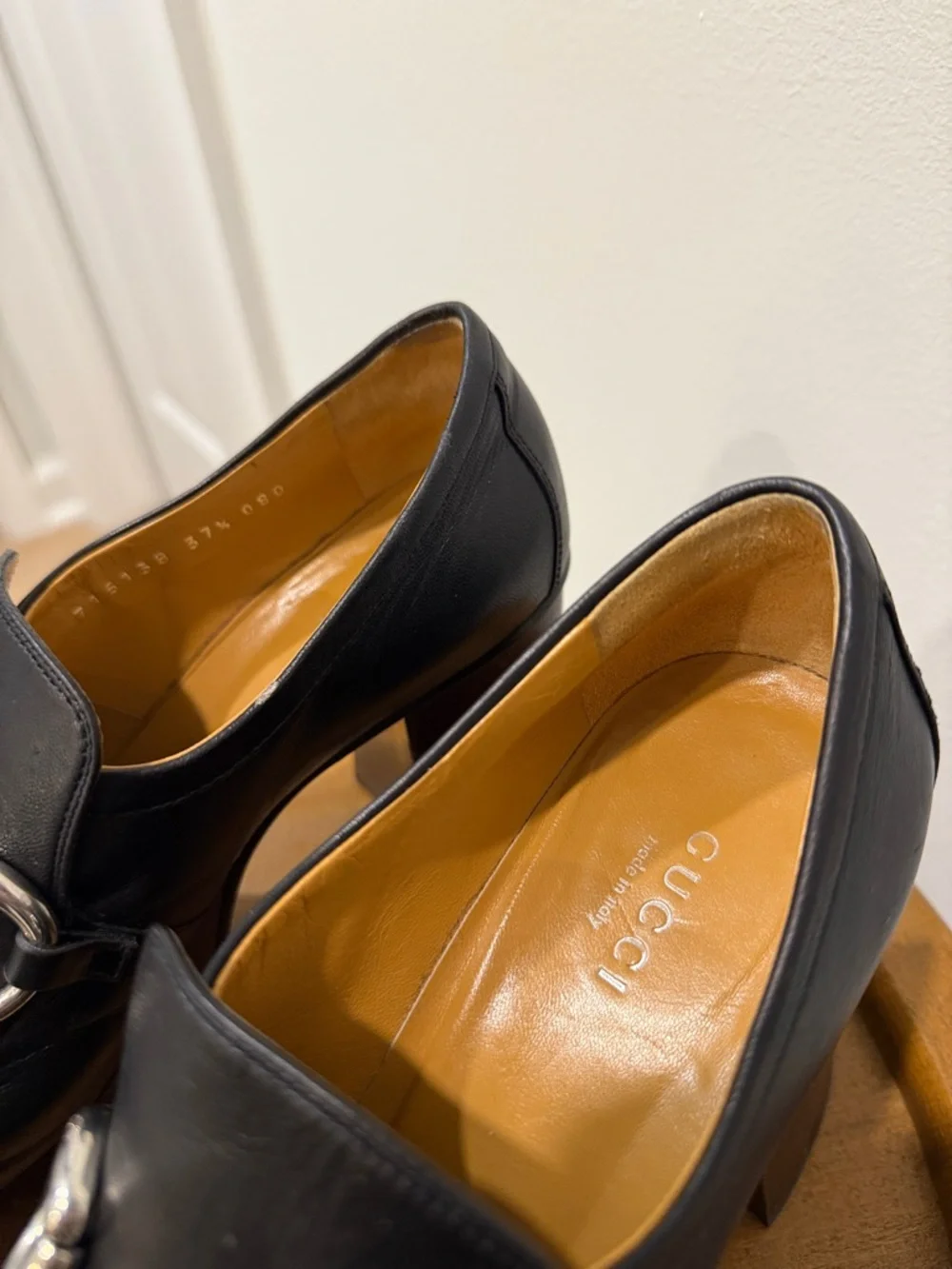 Gucci Houdan Horsebit Platform Loafers - Vintage - Picture 7 of 13